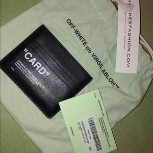 OFF - WHITE C/o VIRGIL ABLOH “cards” wallet